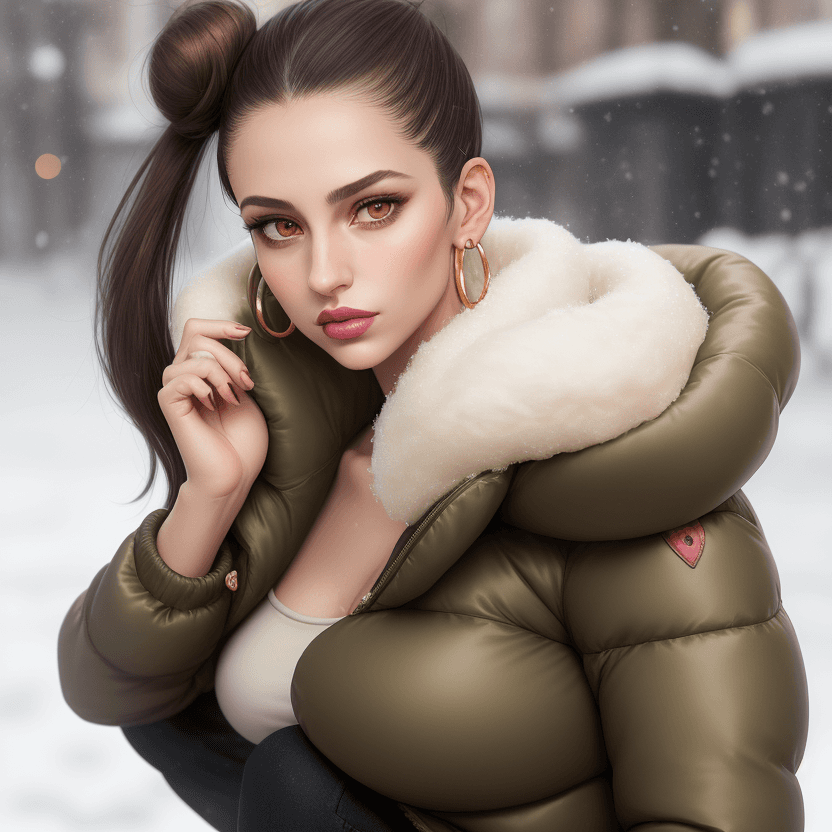 AI generated: portrait, (mixed ayanajfalistasd15) Mistress, Short, Toned, Oval Face, Olive Skin, Dark Brown Hair, ...