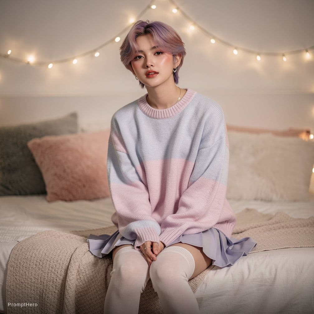 AI generated: Femboi tied up vibrator 
