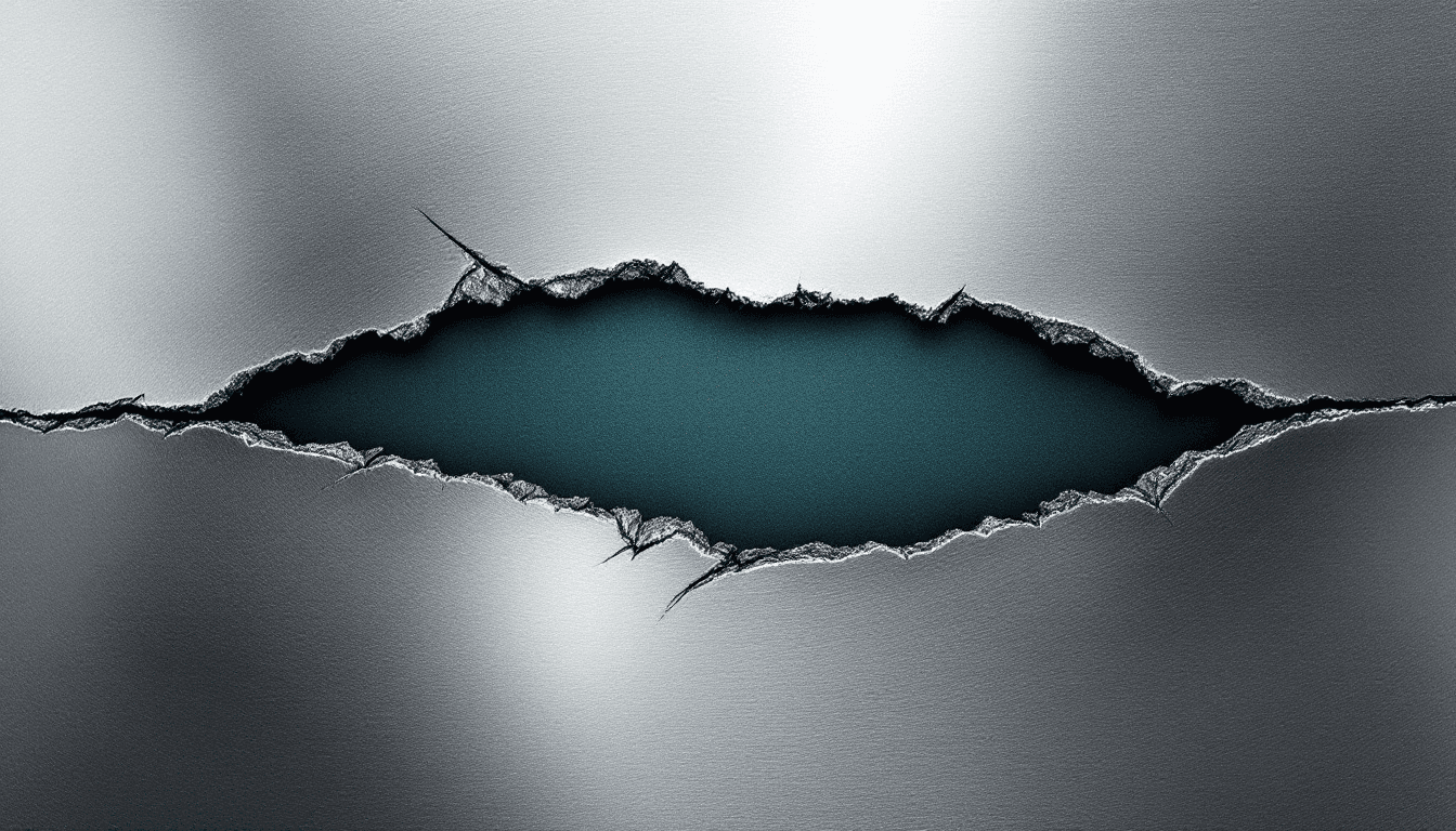 AI generated: Create an elegant metallic wallpaper with a sleek, reflective metal texture that gives off a polishe...