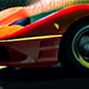 AI generated: 90's found footage vhs, film grain, film noise, realistic, cinematic, red Ferrari in a huge garage ,...