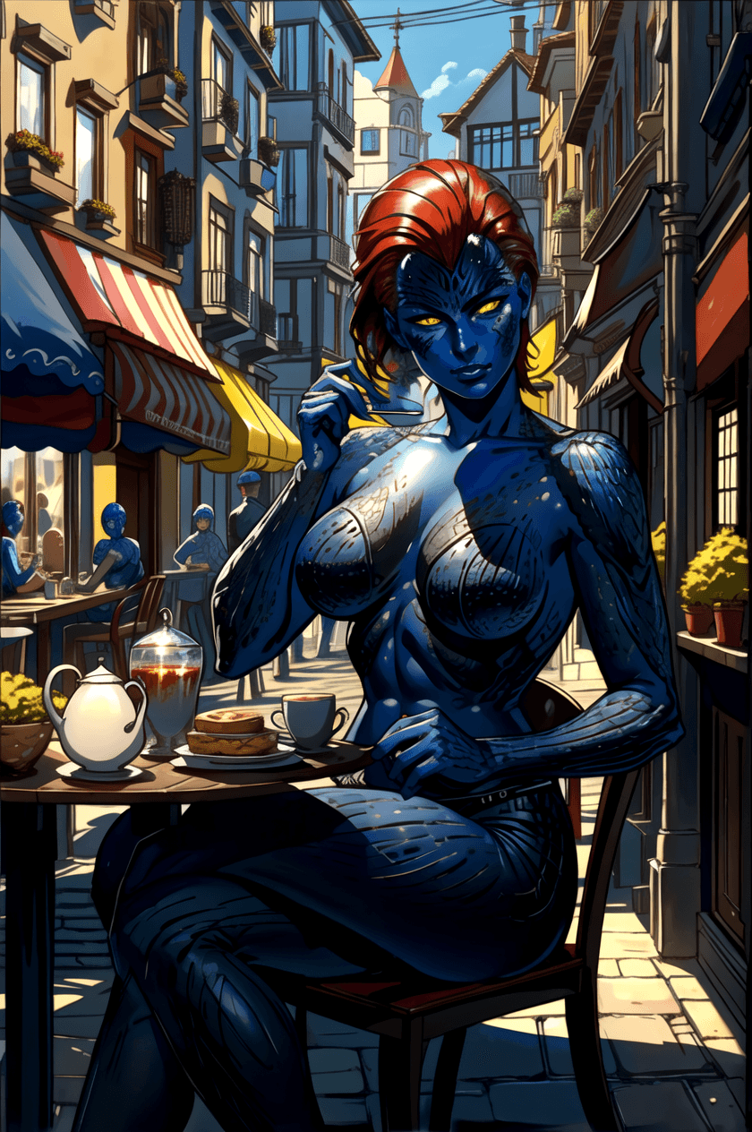 Mystique (X-men Movies) [NoobAI EPS + Illustrious/Pony XL / SD 1.5]