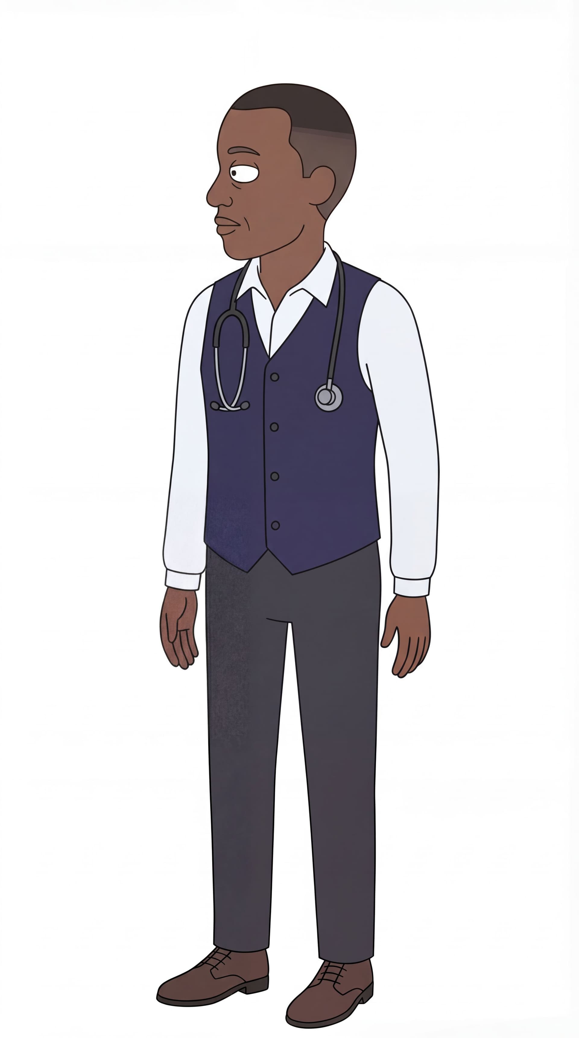 AI generated: make character change 25 degree.