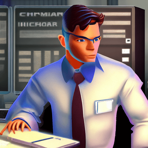 AI generated: the computer's male hero in the modern era
