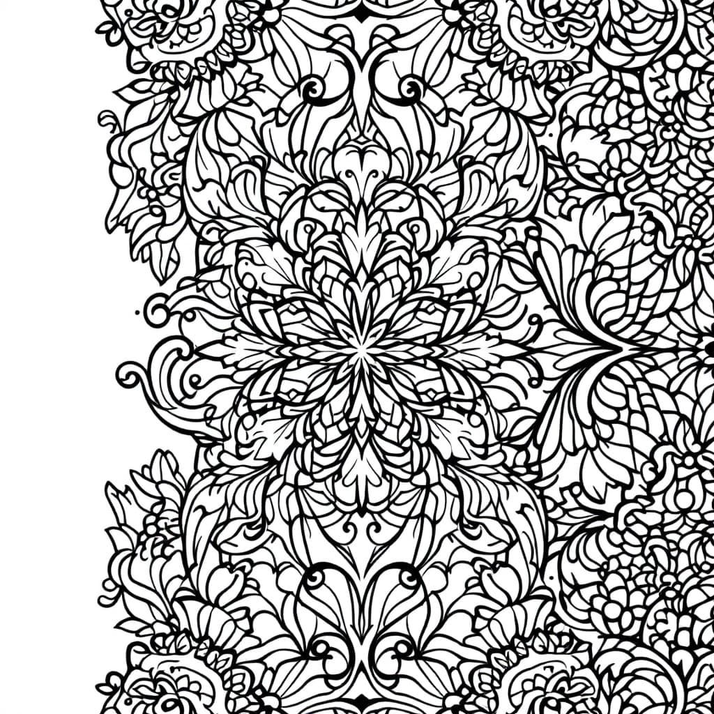 AI generated: "A high-quality black and white coloring page illustration with clean, crisp line art. The image is ...
