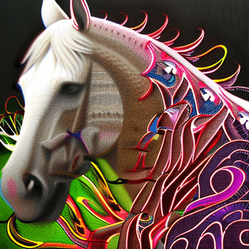 AI generated: 14k masterpiece, liquid ink unfreezing into a whirlwind merging with a gorgeous white horse  random ...