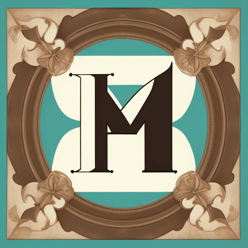 AI generated: the letter M with a cat sillouhette embedded in it
