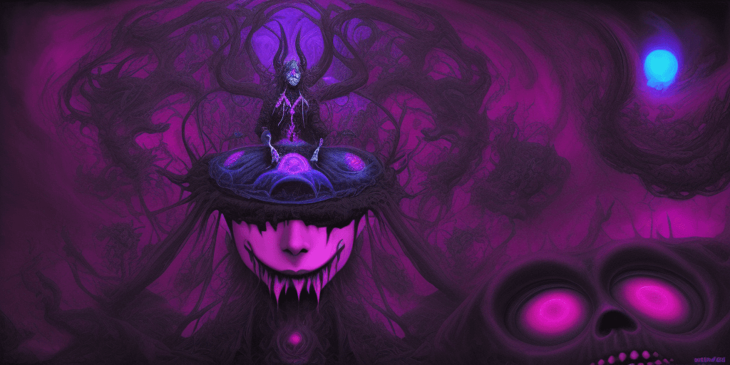 AI generated: (psychedelic bizarre), (Surrealist Dreams), (Devilcore) 16k
