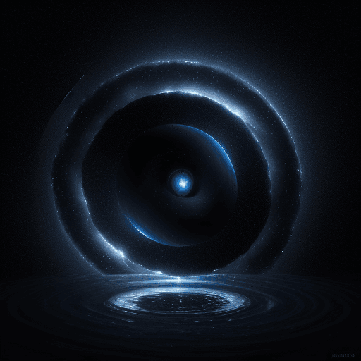 AI generated: reflecting the night sky. (Night sky:1. 1), ethereal, (starry:1. 2), (shower of falling stars:0. 8),...