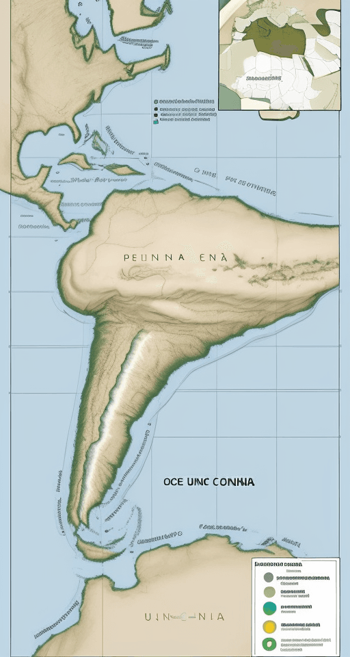 AI generated: Genera una imagen de cómo se vería la Tierra si todos los continentes estuvieran unidos en un único ...