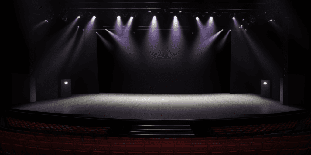 AI generated: empty stage