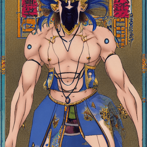 AI generated: paimon from genshin impact spreading legs