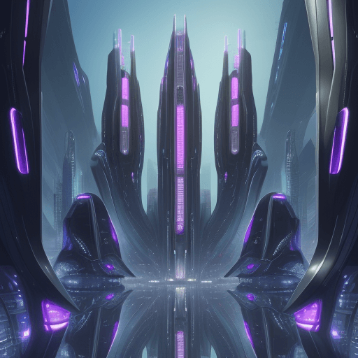 AI generated: futuristic luxury city 
