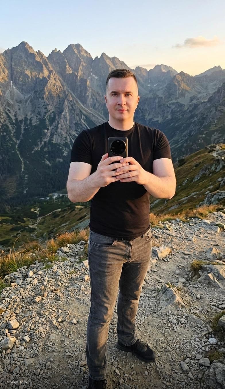 AI generated: create a realistic photo with me in tatra mountains

