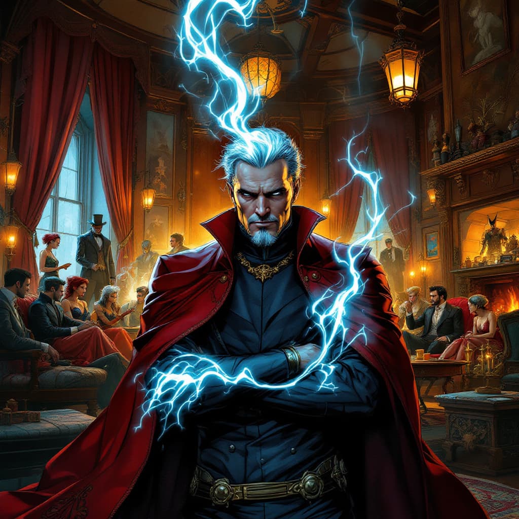 AI generated: /imagine  A highly detailed comic book-style illustration, Jim Lee style, dynamic and expressive. Se...