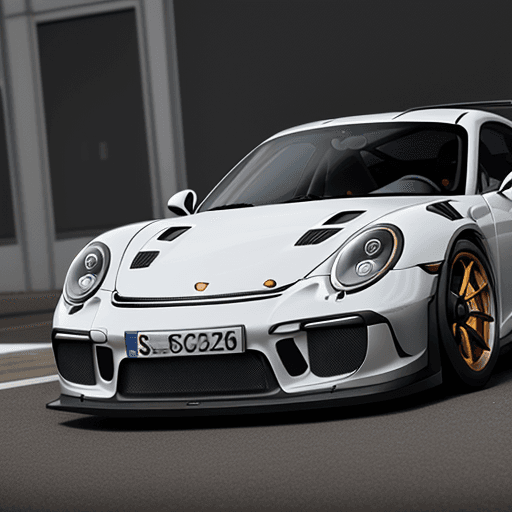 AI generated: a porte of porshe 911 gt3rs, ultra realistic, portre