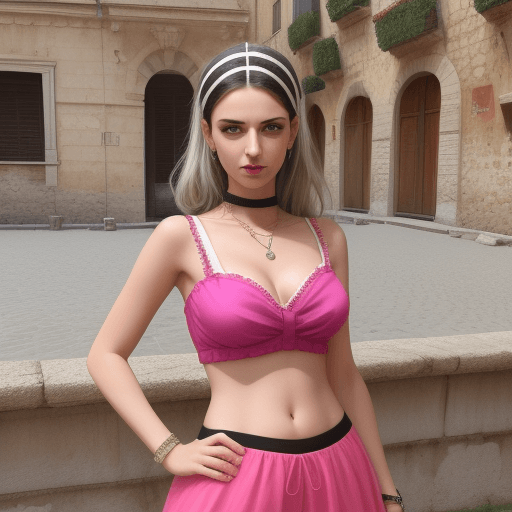 AI generated: ragazza che balla