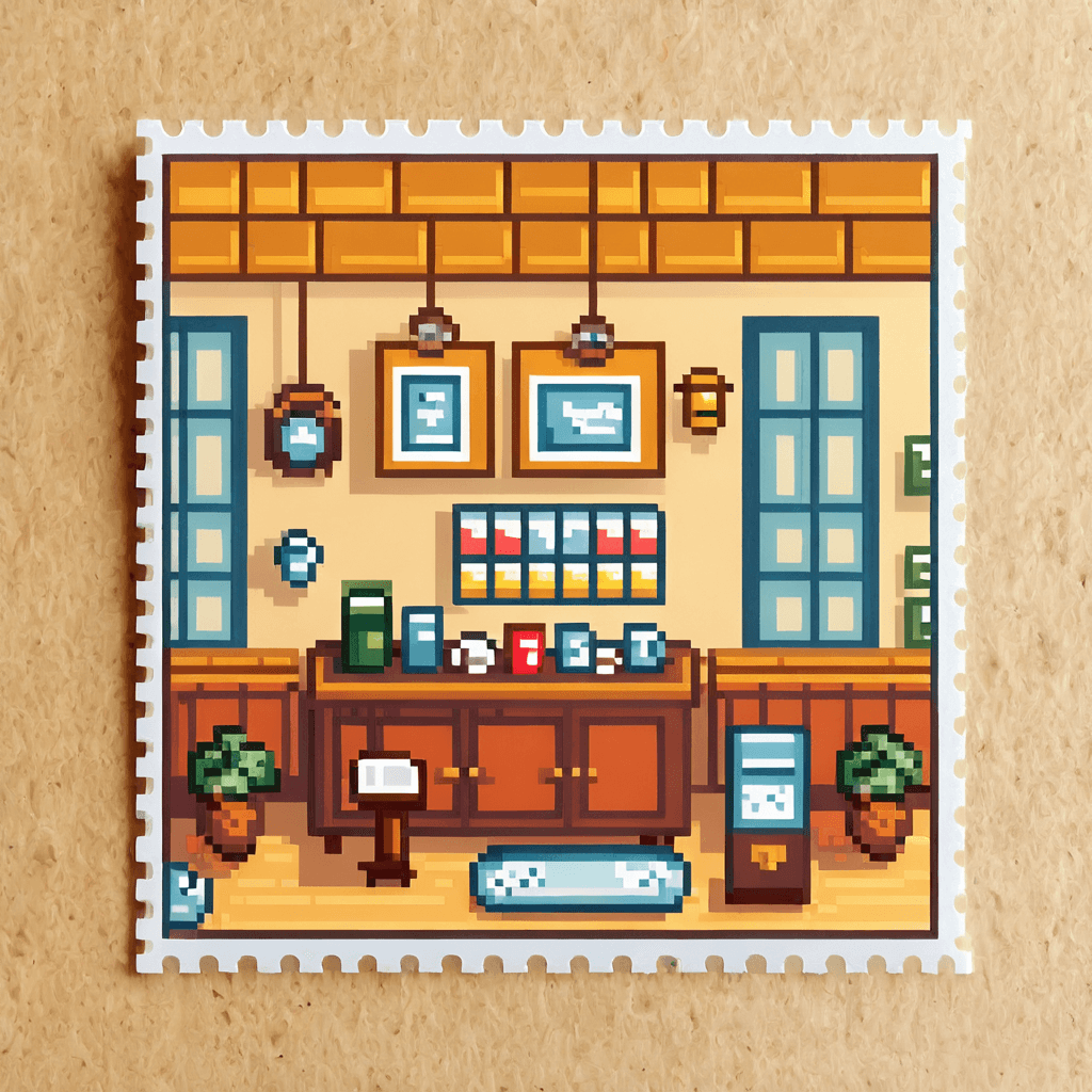 AI generated: Light watercolor, interior of a cozy cafe, bright, white background, few details, dreamy, 64 bits Pi...