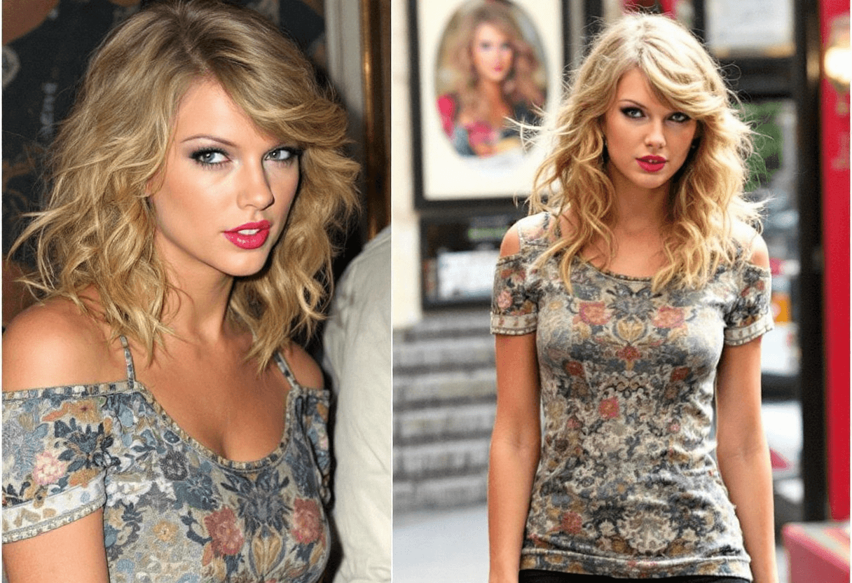 AI generated: Hermosa Taylor Swift mostrando el culo