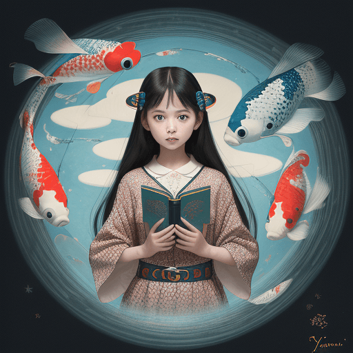AI generated: designed by Gucci:1.5,masterpiece, concept art, Picture a scene resonating with serenity and imagina...
