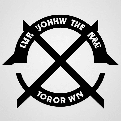 AI generated: logo, John Brown, minimalistic, designer