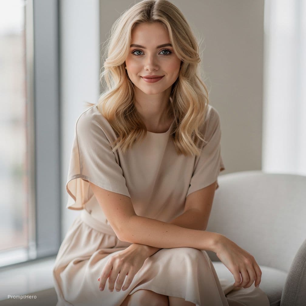 AI generated: A beautiful totally nude young blonde woman

