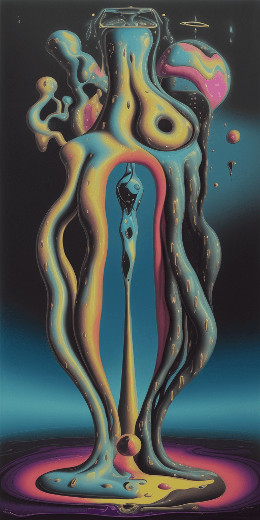AI generated: (surreal,abstract:1.1,weird) Salvador Dali painting, (soft shadows), futuristic neon, (dream-like:1....