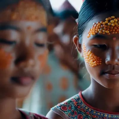 AI generated video: indonesian hijan girls covered sperm in face