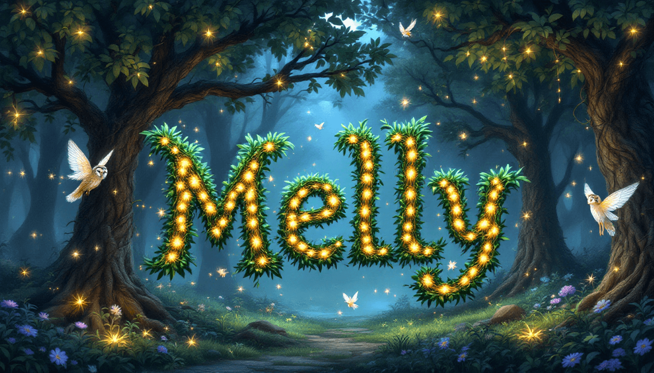 AI generated: Create an intricately detailed fantasy banner featuring a lush, enchanted forest. Towering trees wit...