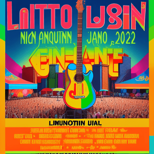 AI generated: Latino Festival 2023 NJ, music festival poster, graphic design, colorful, highly detailed text, 8k, ...