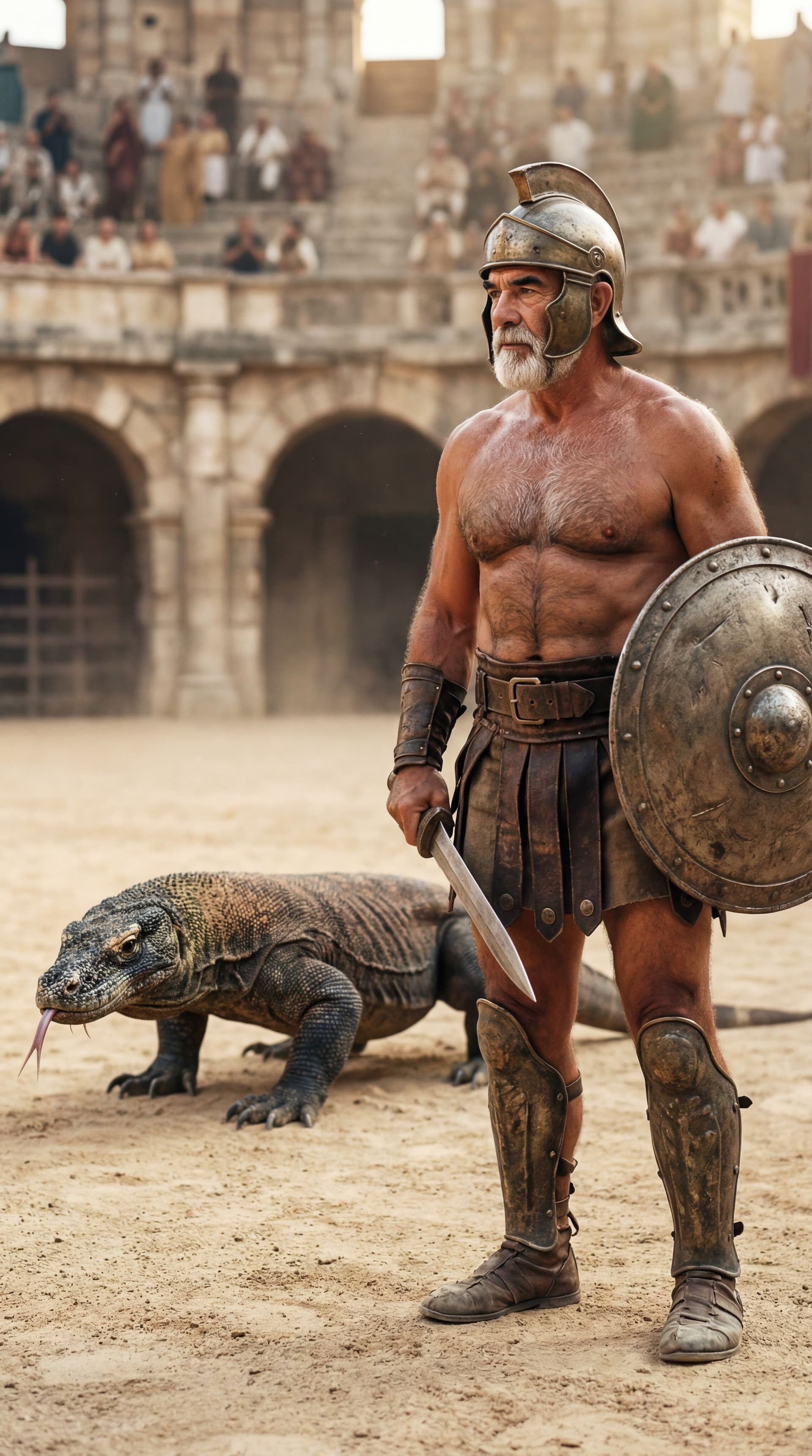 AI generated: ULTRA-REALISTIC CINEMATIC HISTORICAL PHOTOGRAPH (vertical 9:16).
Looks like a real professional full...