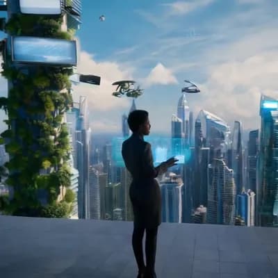 AI generated video: Money in 2050