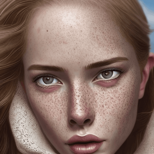 AI generated: Hyper realistic females with subtle freckles