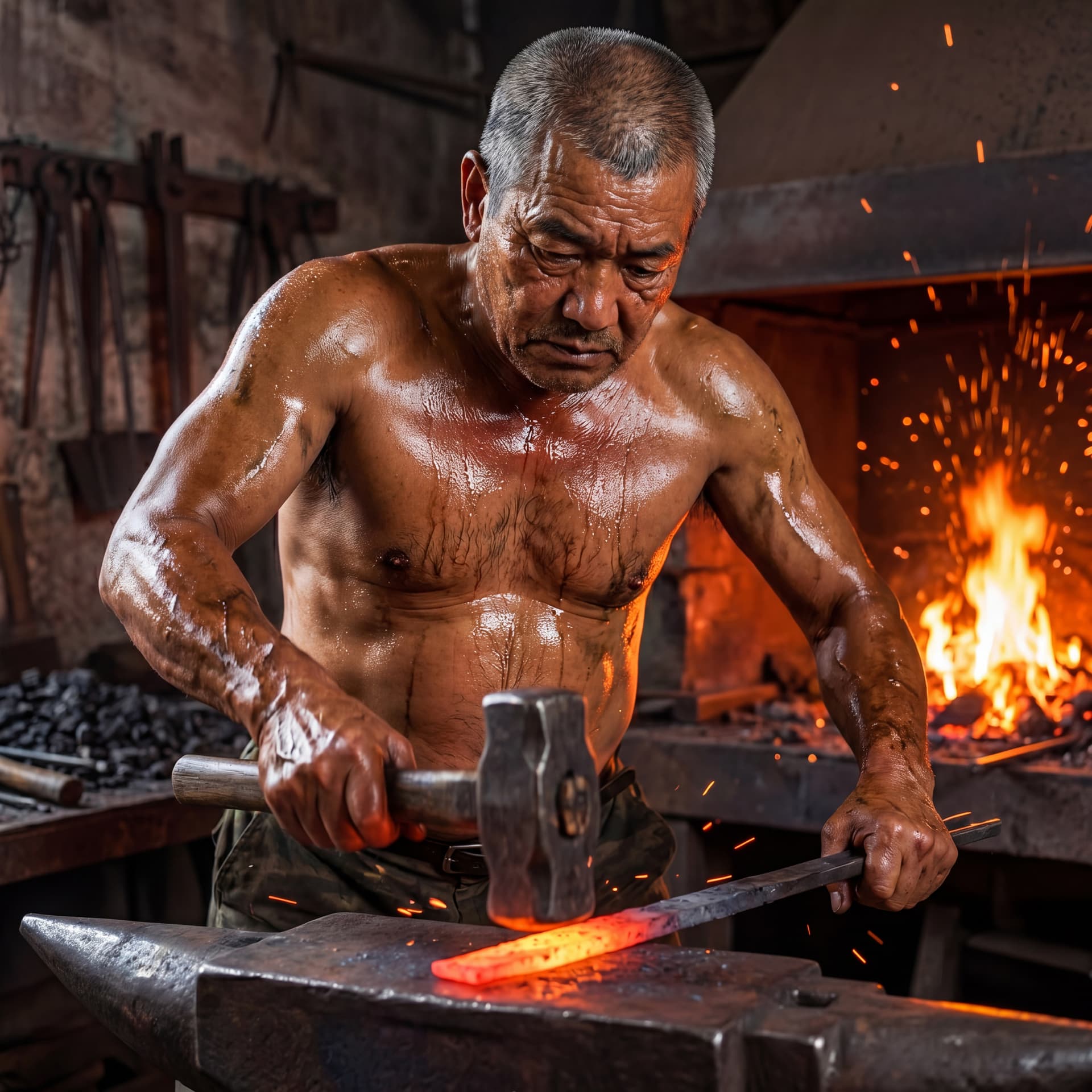 Tang mingong - Old_Worker daddy 写实老民工 - Image 2