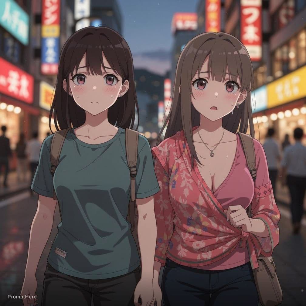 AI generated: score_9, score_8_up, score_7_up, 2girls, tomany girls, source screencap, masterpiece, expressive eye...