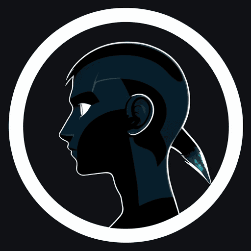 AI generated: avatar profile of the game channel called GameTouch, in a minimalist style with a simple background,...
