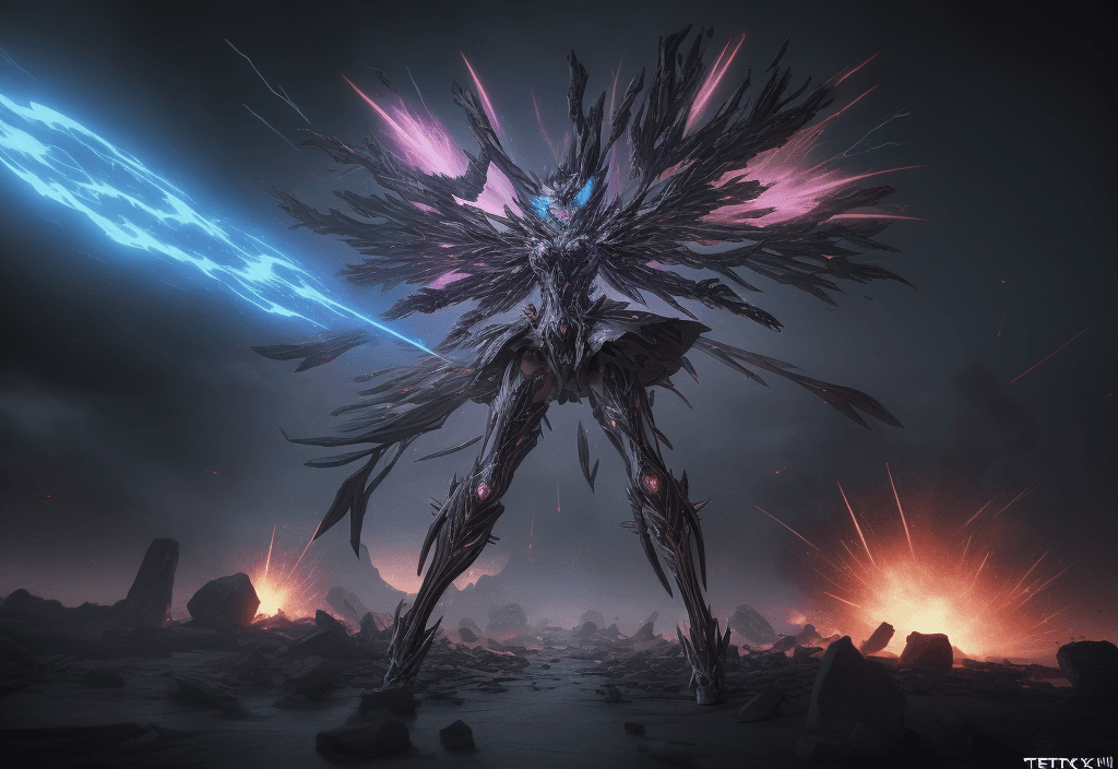 AI generated: explosive qt-kt skeloton anime metalic finished breathtaking visuals --chaos 90 --testpfx
