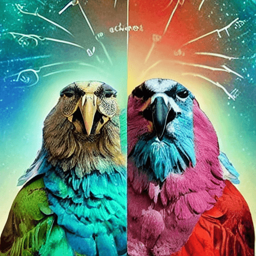 AI generated: Crea un banner vibrante y colorido con imágenes de los cinco reinos de los seres vivos. Usa imágenes...