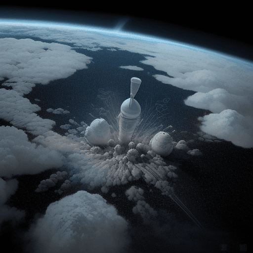 AI generated: 请根据画面描述来生成图片

 
## 画面描述
1. 在一个宇宙空间，画面中央是小行星带，上半区域是地球，地球背后是太阳
2. 画面中央有一个数字：11，这个数字要用画面比较近的钛战机的尾焰来进行呈现...