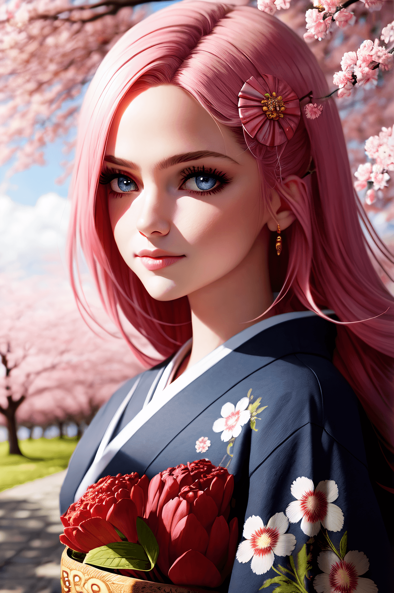 AI generated: Masterpiece, Award winning , Best Quality:1. 2), Full detailed beautiful raw color photo, 1 girl, de...