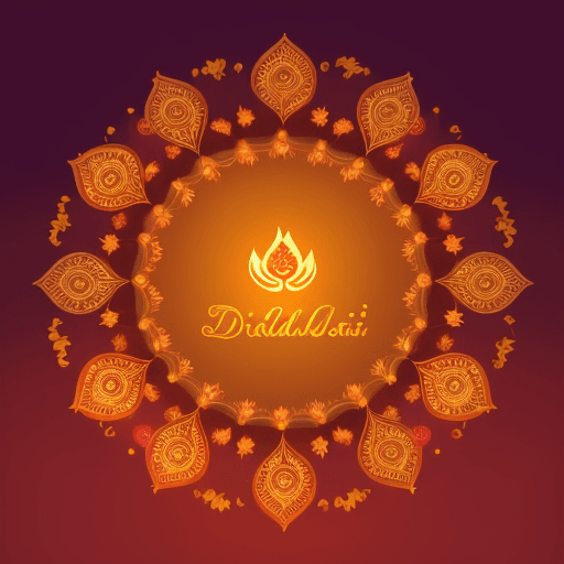 AI generated: Please generate a very beautiful Diwali wishes theme image background with new AI and vibrant colors...