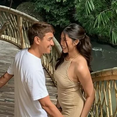 AI generated video: each other rough kiss