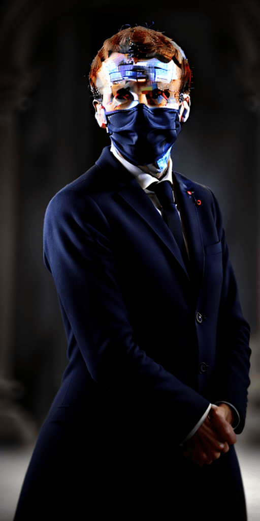 AI generated: Ultra realistic photo of Emmanuel Macron. 