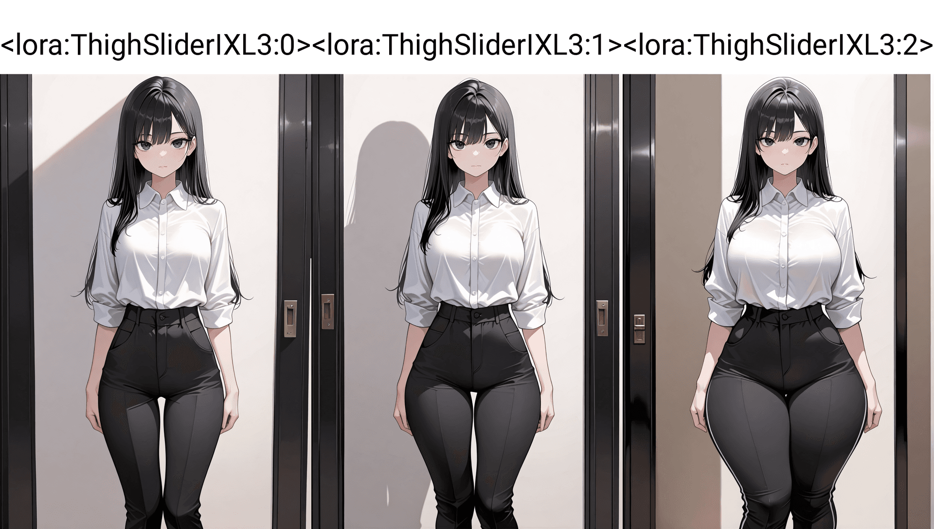 Thighs slider