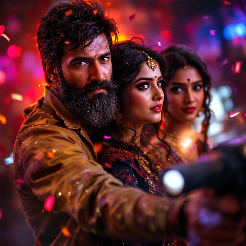AI generated: Dive into a curated collection of beloved Bollywood films, where each scene brings to life the magic...