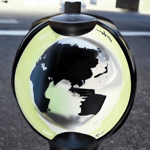 AI generated: use the helmet picture shown at https://ec.midori-anzen.com/shop/g/g4001064009/ to put it on a earth...