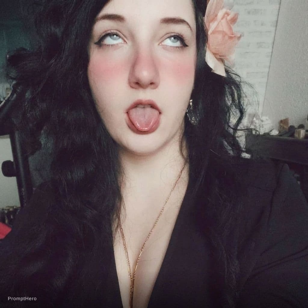 AI generated: Ahegao face