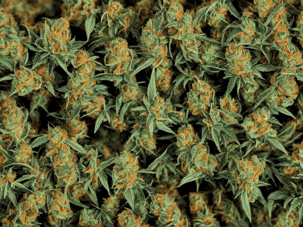 AI generated: A 35mm photography of a highly detailed cannabis plant, full size, sativa, day time, photorealistic,...