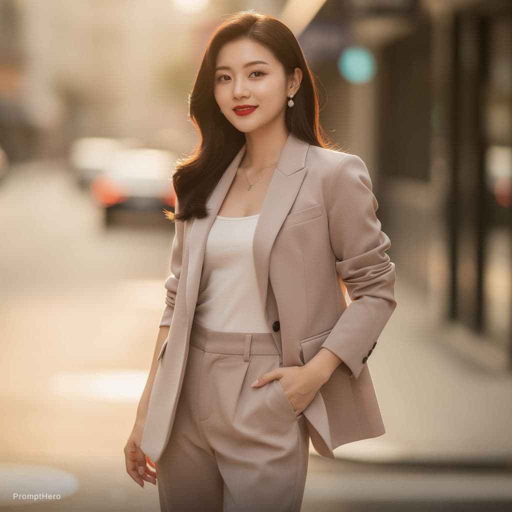 AI generated: A gril Korean look big ass very very hot and sexy