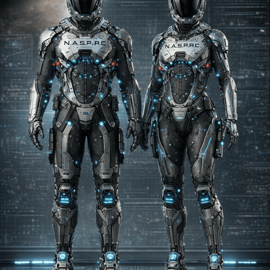 AI generated: The reference images are my N.A.S.P.A.R.C. (Post-GVA Human Systems)
Nanotech Advanced Space Protecti...