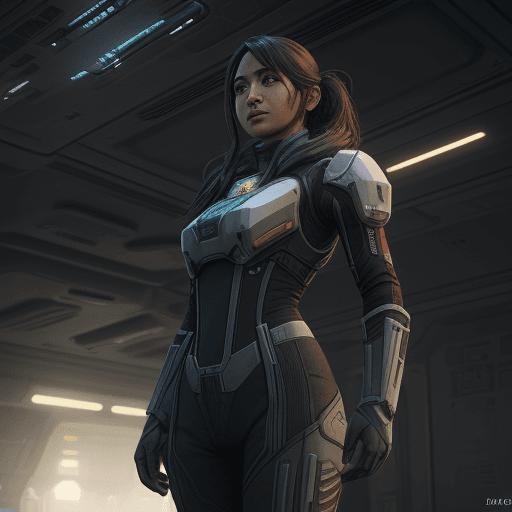 AI generated: jisuga talaviir morain in star citizen
